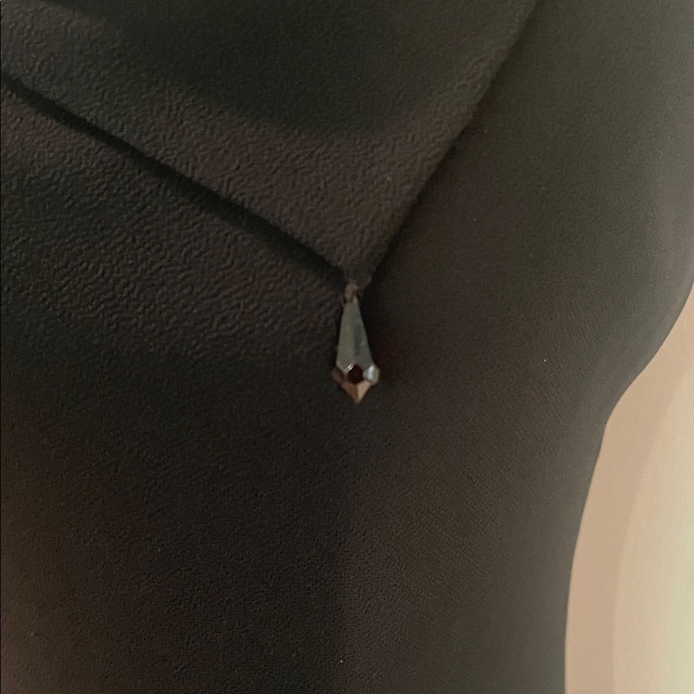 Sale Clearance Price Virgo Black Asymmetrical Dress Size 8